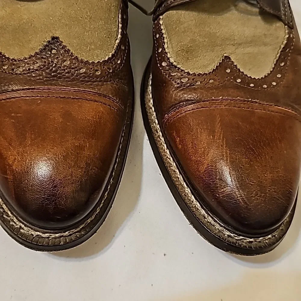 JOSE REAL  “HAND MADE in‎ Italy OXFORD DRESS SHOES” 42